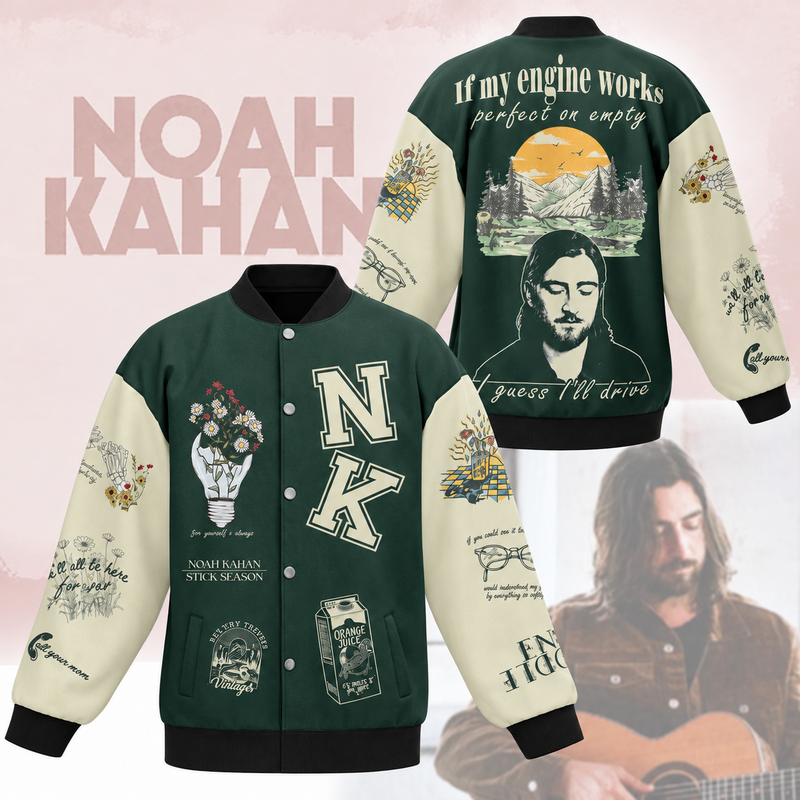 Noah Kahan New Bomber Baseball Jacket For Fan