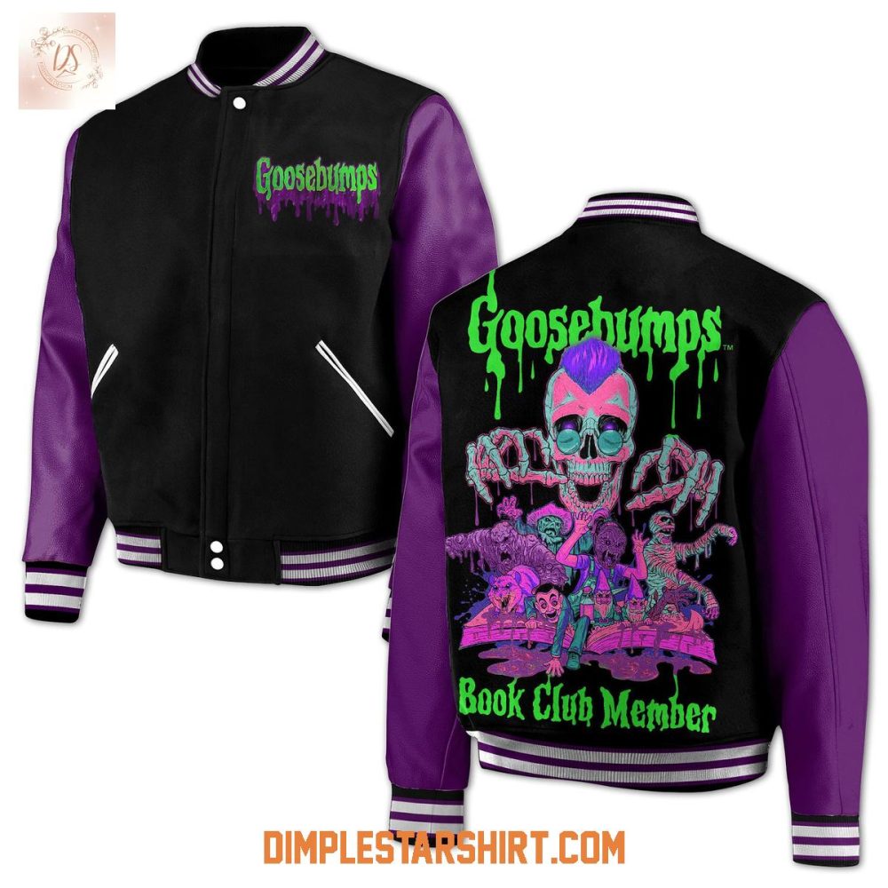 Goosebumps Book Club Member Baseball Jacket