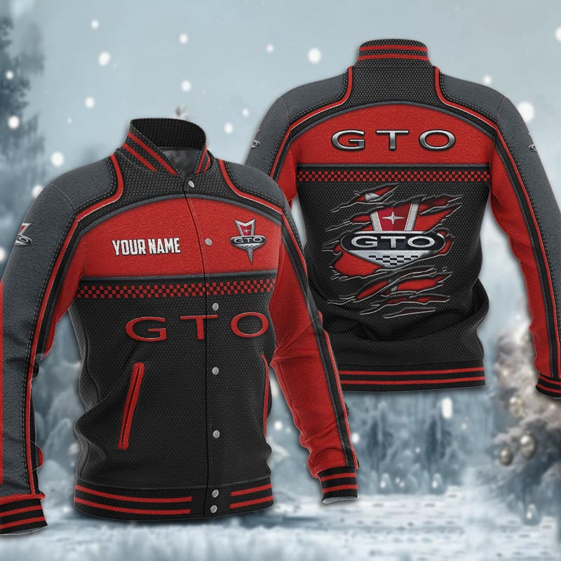 Pontiac Gto Dmhj1842 Baseball Jacket Logo Baseball Varsity Jacket